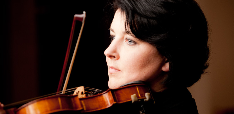 Kathrin Bscheidl mit Violine